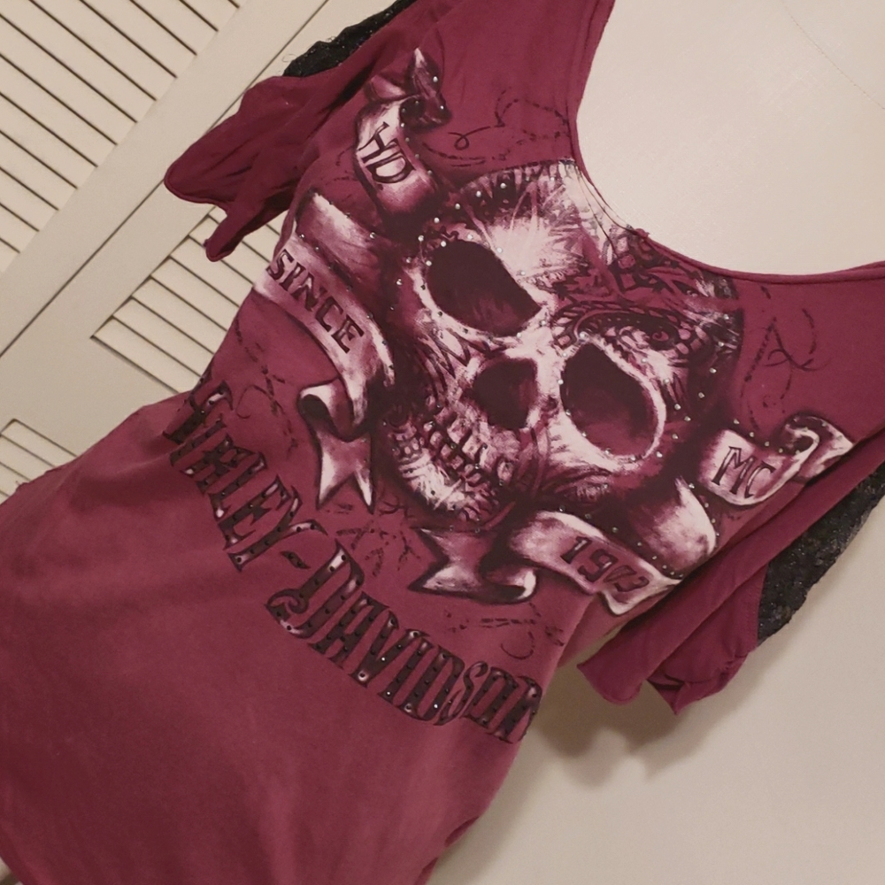 Women's harley davidson top